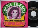 CONNIE FRANCIS Stupid Cupid / Lipstick On Your Collar 45 7
