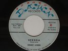 1959 Rockabilly 45 KENNY LOREN & THE CORDAIRS Brenda  DAWN 1114 autographed