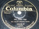 EE HACK STRING BAND 78 rpm COLUMBIA 15418 pre war country