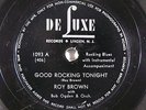Jump/Blues 78 ROY BROWN Good Rocking Tonight / Lolly Pop Mama on De Luxe