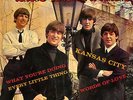 BEATLES, KANSAS CITY + 3,  RARE ORIG 1965 FRENCH EP WITH PIC COVER