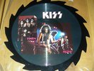 KISS,LIMITED EDITION,INTERVIEW VINYL SAW BLADE,PICTURE DISC,IMPORT