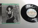 Whitney Houston Twice Signed Picture Sleeve and vinyl 45