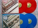 VINYLS ( DOUBLES ) BLEU ET ROUGE THE BEATLES  COULEUR 1973