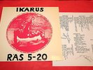 Ikarus - Rás 5-20 LP punk rock Gramm Iceland 1984 Mint