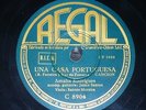 PORTUGAL 78 rpm RECORD Regal AMALIA RODRIGUES Fado MARGARITA PEQUEÑA / UNA...