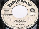 THE BEATLES A Day In The Life SGT Pepper 7” 45 Single Italy RARE PARLOPHON PROMO