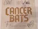 ?PERSONALLY SIGNED/AUTOGRAPHED CANCER BATS - DEAD SET ON LIVING 12