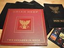 URIAH HEEP Two Decades In Rock  5 RECORDS SET BOX + BOOK  RARE ESBLP022