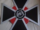 SLAYER Criminally Insane RED VINYL in IRON CROSS SLEEVE Near Mint