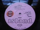 JETHRO TULL STAND UP ISLAND UK PINK TEXTURED BALL LOGO LABEL FIRST SUPERB G/FOLD