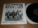 LED ZEPPELIN Live in San Diego LP vinyl Starlight Records