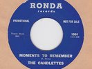 GREAT DOO WOP THE CANDLETTES – Moments To Remember on RONDA Listen