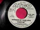 CREAM - Sunshine of Your Love - PROMO 45 rpm