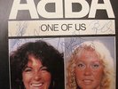Abba Autographed One of us 7 inch single all in blue ink..