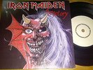IRON MAIDEN PURGATORY RARE ORIGINAL UK P/S WHITE LABEL TEST PRESSING, 1981