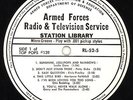 Armed Forces Radio LP- Elvis Presley/Marianne Faithful//Otis Redding/ Pacemakers