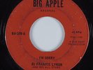 Northern Soul 45 FRANKIE LYMAN I'm Sorry BIG APPLE HEAR