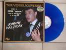 Rare 33t LP Johnny Hallyday souvenirs souvenirs french Vogue 1979 vinyle bleu