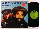 DON CARLOS & GOLD Never Run Away LP on Kingdom UK VG++