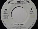 JEFF THOMAS: STRAIGHT AERO   PSYCH FREAK 45 on WB DJ PROMO VG++ HEAR