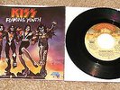 KISS FLAMING YOUTH USA PROMO 1976 45 RPM 7 INCH