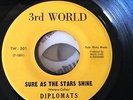 RARE SWEET SOUL 45' / SOUL FUNK ....THE DIPLOMATS ( 3RD WORLD)
