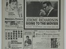 JEROME RICHARDSON – GOING TO THE MOVIES – UNITED ARTISTS 14006 – M-/M- - MONO
