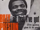 Billy Preston - All That I've Got - Rare French PS 7