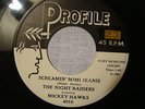 THE NIGHT RAIDERS / MICKEY HAWKS ROCKER ROCKABILLY PROFILE 4010- 45 VERY CLEAN