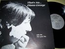 DIANA GEORGE THAT'S ME With The PHIL LENK TRIO (Private Label) EXC