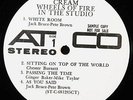 CREAM WHEELS OF FIRE WLP LP STEREO PROMO DISC 1 MINT DISC 2 NM FOIL COVER