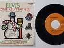 ELVIS PRESLEY O Come All Ye Faithful b/w Merry Christmas Baby w/ picture sleeve