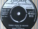 EDDIE COCHRAN-THREE STEPS TO HEAVEN/CUT ACROSS SHORTY-LONDON 45HLG9115 NEAR MINT