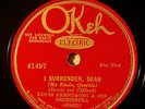 LOUIS ARMSTRONG & HIS ORCH. OKEH Walkin' My Baby Back Home CLEAN COPY