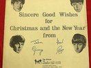 THE BEATLES -First Christmas Record- 1963 Fan Club Flexi disc /Newsletter