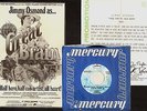LITTLE JIMMY OSMOND Theme From The Great Brain 45 w/ promo insert + flyer