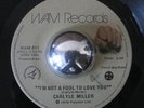 CARLYLE MILLER rare I'm Not A Fool modern soul 45 HEAR