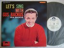 PROMO WHITE LABEL / GUS BACKUS LET'S SING WITH / 60'S FLIP BACK COVER