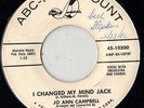 ABC rocker PROMO 45  JO ANN CAMPBELL - Changed My Mind Jack + U Made Me Love You