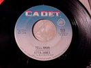 ETTA JAMES Tell Mama / I'd Rather Go Blind NORTHERN SOUL 45 Original CADET Hear