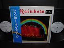 Rainbow On Stage Japan Orig.PROMO 2LP OBI BOOKLET WHITE LABELS NM/NM