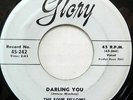 THE FOUR FELLOWS 45 Darling You GLORY Doo Wop VG++ Excellent #BB1736