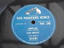 ELVIS PRESLEY HOUND DOG / DON'T BE CRUEL RARE 78 RPM RECORD HMV POP.249