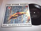 STONE ROSES-WHAT THE WORLD IS WAITING FOR/FOOLS GOLD-W/POSTCARD UK NM/NM 45+PS