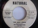 THE KNICKERBOCKERS - You Must Know - It's A Natural 3000 Original Rare 
