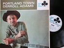 DERROLL ADAMS - PORTLAND TOWN LP RARE MONO EDITION (ACL 1227) FOLK JACK ELLIOTT