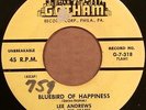 Doo Wop 45 LEE ANDREWS & THE HEARTS Bluebird of Happiness on Gotham orig. HEAR