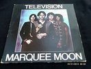 TELEVISION = MARQUEE MOON LP ORIGINAL BUTTERFLY ELEKTRA WITH PICTURE SLEEVE NM
