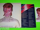 DAVID BOWIE ALADDIN SANE VINYL LP USA WITH FAN CLUB INSERT SHEET RCA LSP-4852
